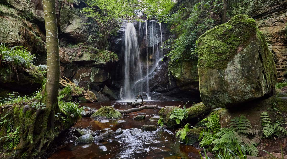Routin Linn Waterfall, Berwick-upon-Tweed © Alan Clark
