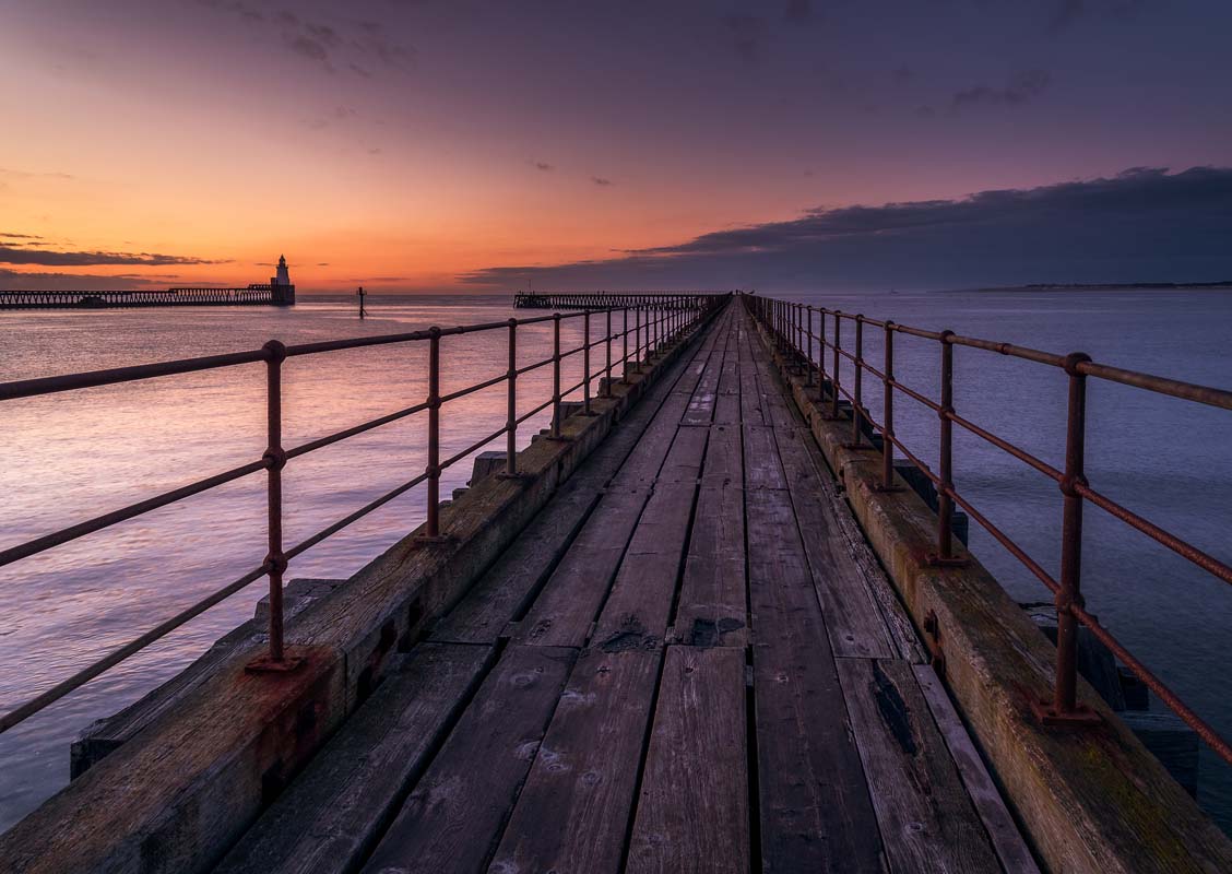 Blyth Pier, Northumberland © Fiona Haughton