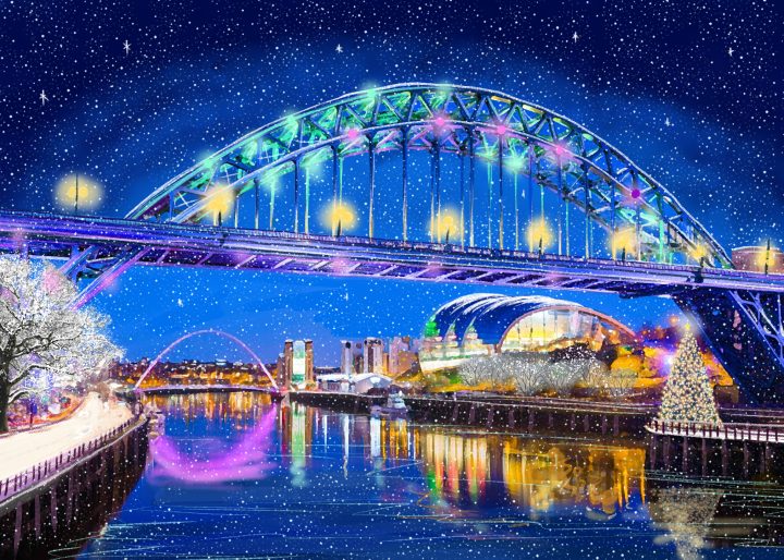 4. Twinkling Lights on the Tyne (Pack of 10)