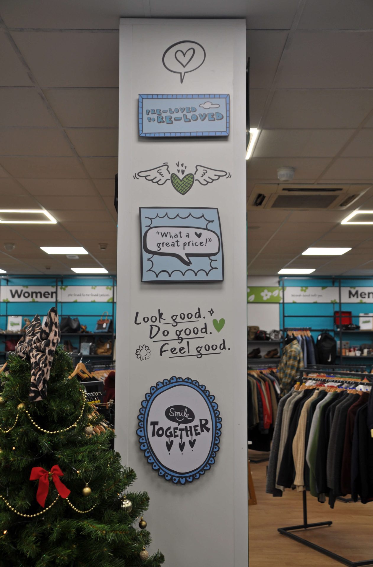 Shop signs. Photo by Victoria Najafi